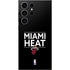 NBA Miami Heat Standard - Black Galaxy S25 Ultra Skin